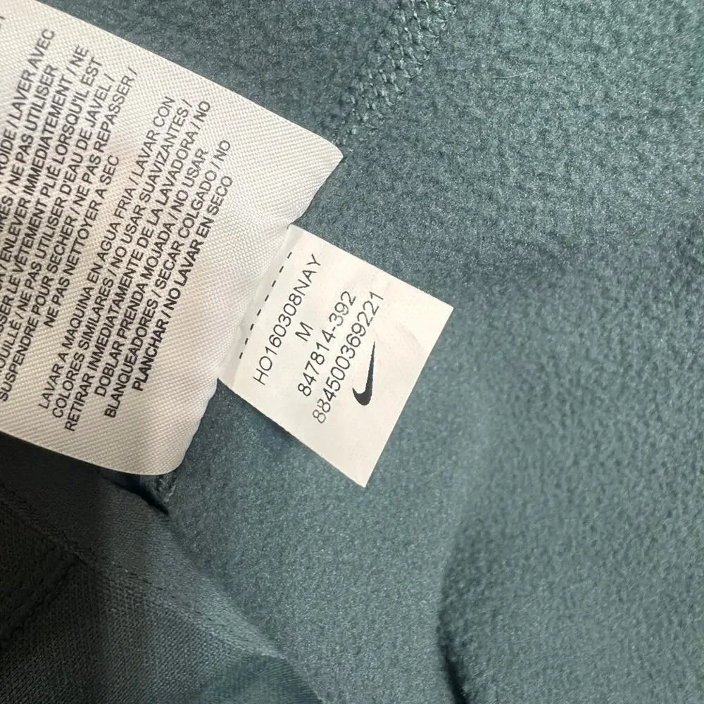 Nike dri‎ fit green pullover hoodie sweater size medium